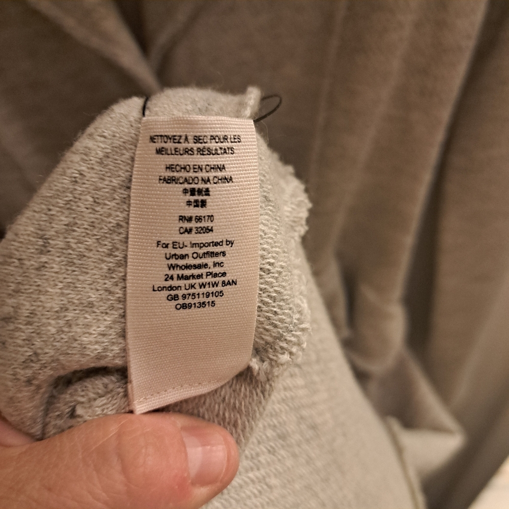 Free People Gray Button-Down Women's Dress Jacket - Picture 6 of 6